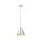 Z-Lite Eaton 1 Light Pendant, Polished Nickel & Polished Nickel 6011P12-PN - alternate 4